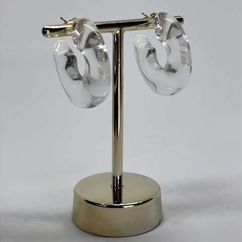 Argola orgânica transparente