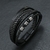 Imagem do Pulseira/Bracelete masculino - couro com aço inox