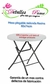 Mesa plegable redonda