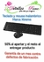 Teclado y mouse inalámbricos marca XTREME