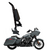Sissy Bar Destacável Diablo 1"1/2 Sem Grelha Preto Touring Road Glide