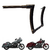 Guidão Quinado Curve 1" 3/4 Preto Linha Touring