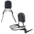Sissy Bar Fixo Tradicional Preto Meteor 350 na internet