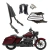 Kit completo Sissy Bar Destacável Diablo 1"1/2 Preto Touring Road King