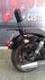 Sissy bar Fixo Tradicional Com Grelha Preto Sportster Iron 1200 - Cheio de Pulga