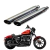 Ponteiras Corte Lateral Cromado Sportster Iron 1200
