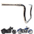 Guidão Ape Hanger Curve 1" 1/2 Cromado Linha Softail até 2017
