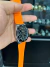 Breit. Chronometre Emborrachado Laranja na internet