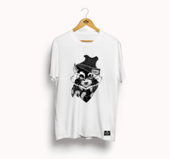 Camiseta Raccoon Style - Edição Street Animals