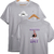 Camiseta Estampa Frente Verso Glúteos Day - 100% Algodão