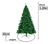 Árvore De Natal Alemã Verde 1,20m 300 Galhos Pinheiro - comprar online