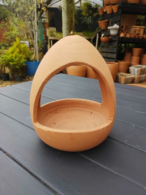 Comedouro para Passarinhos de Cerâmica (Pendente)