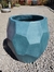 Vaso de Cimento Pintado Safira - Loja Matatlantica
