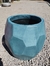 Vaso de Cimento Pintado Safira - loja online