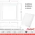 Plafon de led 30W quadrado 6500k SOB. Branco ( Painel led ) na internet