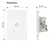 Interruptor inteligente TOUCH 2 TECLA infiniti plus Margirius ( branco ) - comprar online