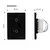 Interruptor inteligente TOUCH 2 TECLA infiniti plus Margirius ( Preto) na internet
