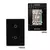 Interruptor inteligente TOUCH 2 TECLA infiniti plus Margirius ( Preto) - Trifase Materiais Eletricos