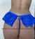 TENDENCIA TANGA HILO CON POLLERITA DE ENCAJE CON DIJE DE STRAS AZUL FRANCIA 1150AZ - comprar online