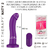 ST CONSOLADOR ESTIMULADOR DE PUNTO G O PUNTO P VIBRADOR 7 VELOCIDADES RECARGABLE A CONTROL REMOTO 18021-2