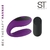 ST ESTIMULADOR U VIBRADOR RECARGABLE A CONTROL REMOTO SW19031 PURPLE