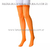 MALENA MEDIA BUCANERAS LYCRA SEMI OPACA NARANJA FLUOR 21NF