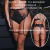 ANDRESSA CULOTE LESS DE TUL BORDADO CON PORTALIGAS DESMONTABLE NEGRO E 2150N