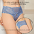 PLAYBOY CULOTE LESS BLINK DE PUNTILLA Y TUL LISO AZUL 2412BAZ