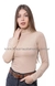 ETIQUETA CAMISETA TERMICA MANGAS LARGAS MEDIA POLERA BEIGE 3442BE - comprar online