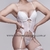 MORDISCO CORSET DE TUL Y PUNTILLA CON PORTALIGAS 470B