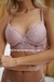 ANDRESSA CONJUNTO BUSTIER TAZA SOFT DE PUNTILLA Y COLALESS REGULABLE ROSADO L 5477RO en internet