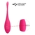 FLY HUEVO ESTIMULADOR CON 10 MODO DE VIBRACION RECARGABLE CON CONTROL APP C 9004FUCSIA - tienda online