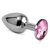 ST PLUG ANAL CHICO DE METAL AL-3555S PINK / SF-70091