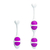 Imagen de PRETTY LOVE KIT DE BOLAS VAGINALES PARA EJERCICIO KEGEL 1 SIMPLE Y 1 DOBLE DIFERENTES PESOS ALICE BI-014268