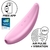 SATISFYER SUCCIONADOR DE CLITORIS 11 MODOS DE PRECION DE AIRE Y 11 MODOS DE VIBRACION RECARGABLE Y BLUETOOTH CURVY3+ 7526 - comprar online