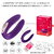 SATISFYER ESTIMULADOR U CON 10 MODOS DE VIBRACION RECARGABLE DOUBLE PLUS J2008-3-P