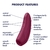 SATISFYER SUCCIONADOR DE CLITORIS RECARGABLE Y BLUETOOTH CURVY1+ J2018-U80-3 en internet