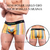 NARCISO MINI BOXER JAMES GEO MICROFIBRAS NARANJA