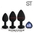 ST KIT DE PLUG ANAL DE SILICONA 3 TAMAÑO KIT-BY17-1002 BLUE - comprar online