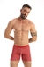 NARCISO BOXER LAZZY RAYAS 1000 DE MICROFIBRA ROJO - comprar online