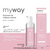 Espuma de higiene íntima femenina SEXITIVE MY WAY, hipoalergénica, presentada en un envase rosa de 150 ml.