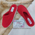 ETIQUETA PANTUFLA DE POLIDON CERRADA ROJO P 109R