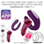 SATISFYER KIT 1 ESTIMULADOR PARA TANGA Y 1 U CON VIBRADOR CON CONTROL APP RECARGABLE PARTNER BOX 1 J2018-57-2