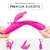 S-HANDE DOBLE ESTIMULADOR VIBRADOR CON CALOR DE SILICONA SHD-S103