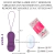 ST HUEVO ESTIMULADOR CON 7 MODOS DE VIBRACION CON MOVIMIENTO A CONTROL REMOTO RECARGABLE LUNA 4 ST-EGG-0037
