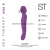 ST 3 EN 1 ESTIMULADOR CONSOLADOR Y SUCCIONADOR ANA 8 CON VIBRADOR REGARGABLE ST-VB-0201