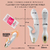 ST DOBLE ESTIMULADOR PUNTO G Y CLITORIS Y CON VIBRADOR REGARGABLE LUXURY WHITE ST-VB-0239