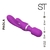 ST DOBLE ESTIMULADOR CON VIBRADOR DOS MOTORES Y EN OTRO ESTREMO MASAJEADOR REGARGABLE PAOLA 3 EN 1 ST-VB-0290 en internet