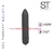 ST ESTIMULADOR BALITA CON VIBRADOR SILVER BULLET ST3305 BLACK