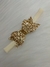 Laço dourado de brilho